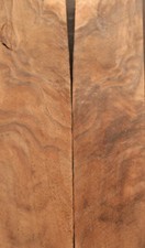 Bookmatched English Walnut Burl Knife Scales, Pistol Grips, 1445 