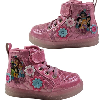 Disney Minnie High-top Sneakers For Girls in Light Canvas