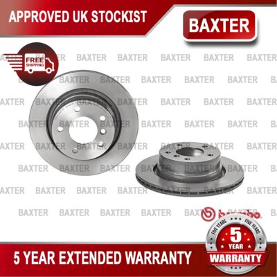 Fits BMW Z4 2002-2009 2.5 3.0 + Other Models Baxter Rear Brake Discs