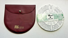 Vintage RS Screw Thread Metric Converter / Slider RS Stock No. 620-547 w Pouch
