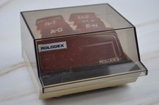 Vintage Rolodex S-300C Petite Covered Card File With Blank Cards