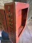 Maitland-Smith Neo-Classical Style Red & Gilt Tole Planter/Cachepot/Urn — photo 9