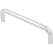 Wire Cabinet Pull, 96 Millimeters, Polished Chrome by Stone Harbor Hardware