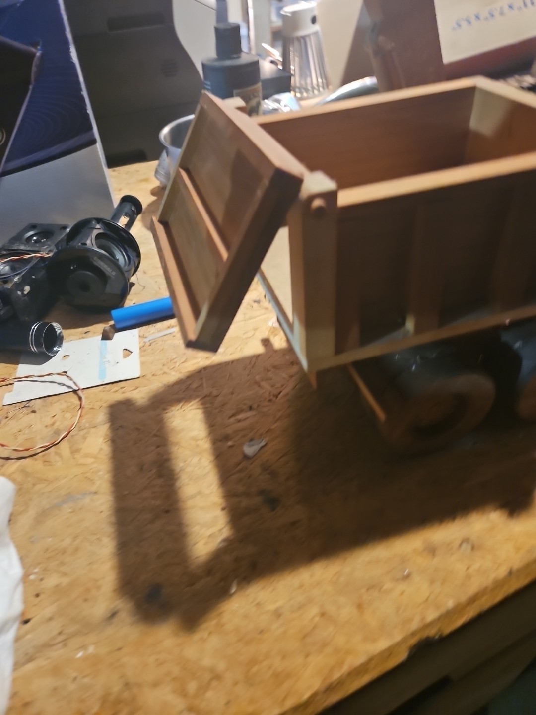 Handcrafted Wooden Dump Trailer