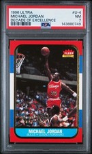 1996-97 1986 Michael Jordan Fleer Ultra Decad...