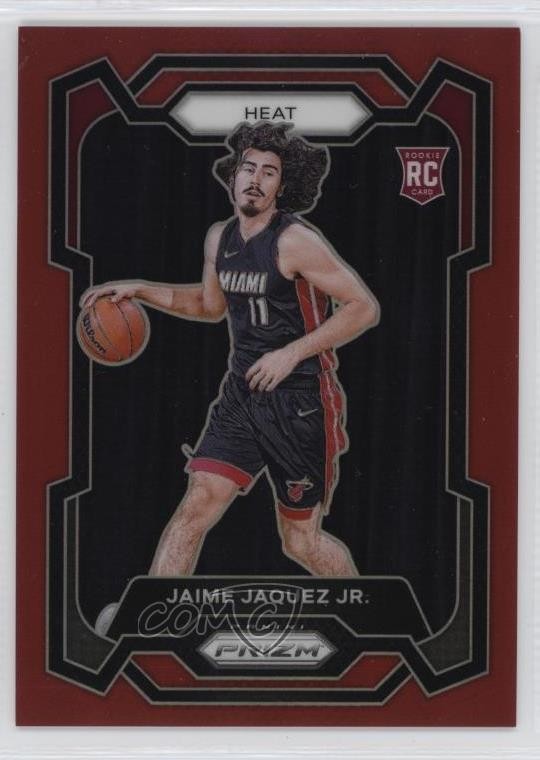 2023-24 Panini Prizm Red Prizm /299 Jaime Jaquez Jr #137 1rc1