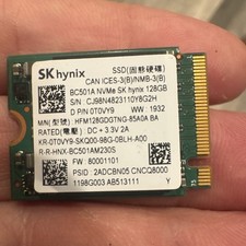 SK hynix | HFM128GDGTNG | BC501A 128GB NVMe M.2 2230 SSD