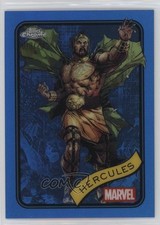 2025 Topps Chrome Marvel Comics Blue Refractor 78/299 Hercules #163 04ag