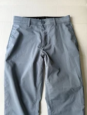 Hurley Jet Set Tech Pant Flat Front Hidden Pocket Blue 32X34