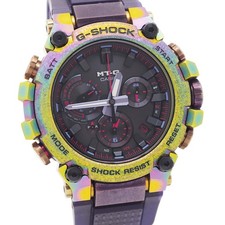 Box CASIO G SHOCK Radio Solar MTG B3000PRB 1AJR Aurora Oval Men's Watch Used Cas