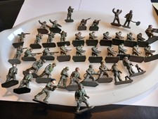 Lone Star 1:32 British Paratroopers x 40 Painted Vintage U.N. Plastic