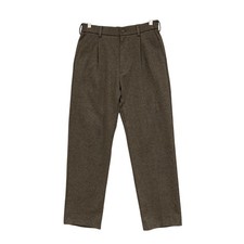 UNIQLO Pants Mens S W27-30 Brown Tweed Dress Pants Regular Fit Pleated Autumn