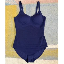 Honeylove Shaping Cami Bodysuit Navy Size L WBS0101 Adjustable Straps Shapewear