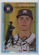 2023 Topps Chrome Platinum Anniversary Prism Refractor Hunter Brown #164 1ir6