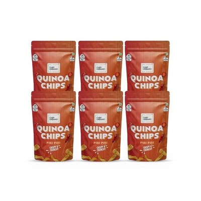 Chef Urbano Quinoa Chips Piri Piri 85g 6er Pack | Glutenfrei | Vegan |...