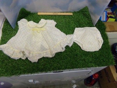 passt Xavier Roberts weiche Skulptur KINDER Mädchen weiß mit gelbem Kleid Vintage 30 Jahre