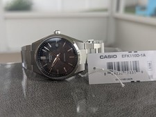 Casio Edifice EFK-110D-1AJF Automatic Stainless Steel Sports Watch Black Dial JD