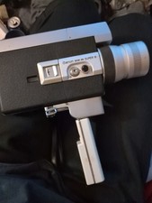Canon Zoom 518 Super 8 Zoom Reflex Movie Camera, Manual Focus, Black/Silver