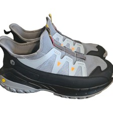 FitVille Men's Hiking Shoes Gray/Black Wide US 11 Outdoor Leisure Not Treated