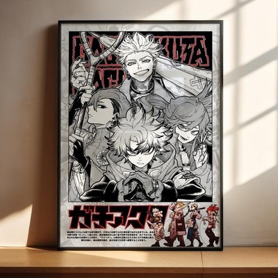Gachiakuta Rudo Enjin Zanka Riyo Anime Poster Manga Wall Art Print Gift #1