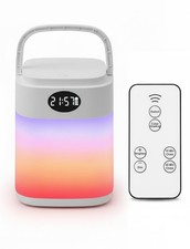 RGB Touch Table Lamp, Dimmable Small RGB Bedside Bed Lamp for Bedroom, Cordle...