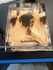 Burberry Limited Edition Clear Plastic Tortoise Tote Bag