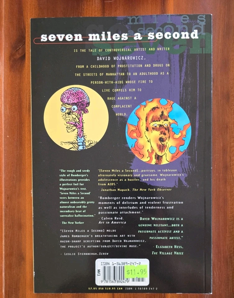 2 copias Seven Miles a Second 1996 1ª EDICIÓN GN Vertigo Verite DC Wojnarowicz Foto 4 de 4