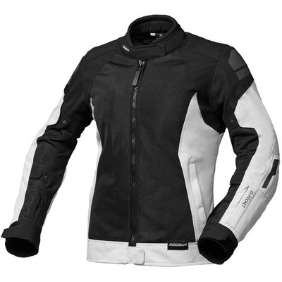 Modeka - motorcycle women's textile jacket 36 - Khao Air II - black-light gray