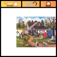 1000pc Family Wagon Jigsaw Puzzle - Fun for A...