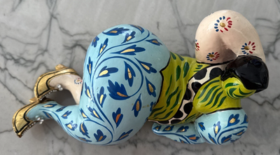 #ad Vintage Tom Hoffmann TOM#x27;S DRAG Original Lounging Lady Woman Figurine 5.5quot; Tall $99.00