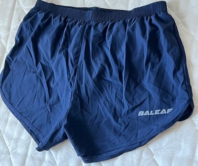 Baleaf Women's Navy Blue Running Athletic Shorts Size M Lightweight 