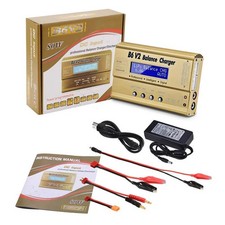RC Car Balance Charger, 1S-6S Digital Discharger, 80W 6 Amp LiPo Battery Charger