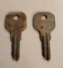 6 VINTAGE HURD LOCK BRASS KEYS INCL. 2 MATCHING PAIRS - MADE IN U.S.A. — photo 3