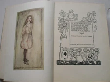 ALICE IN WONDERLAND Lewis Carroll 8 colour plates Arthur Rackham 1933 edition