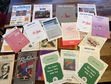 Vintage Sheet Music 1980s 1990s Lot Of 23 Books 100 Songs