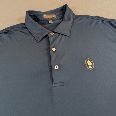 Peter Millar Summer Comfort Golf Polo Shirt Mens XL Honors Club Trophy Logo