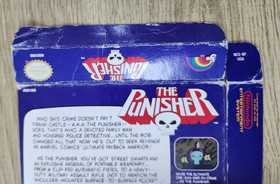AUTHENTIC USED BOX ONLY - NO GAME - PUNISHER - NINTENDO NES