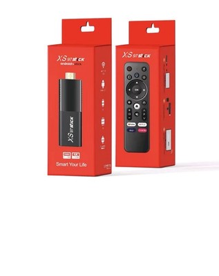 Android TV Stick 4K XS97 S3 | Android 10 | WLAN | Sprachfernbedienung | Smart TV