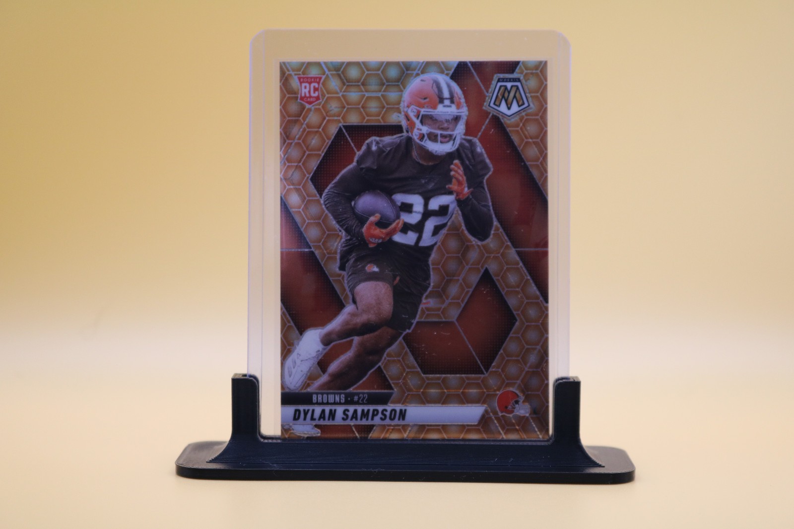 Dylan Sampson RC ‘25 Panini Mosaic - Cleveland Browns Team Color Match Honeycomb