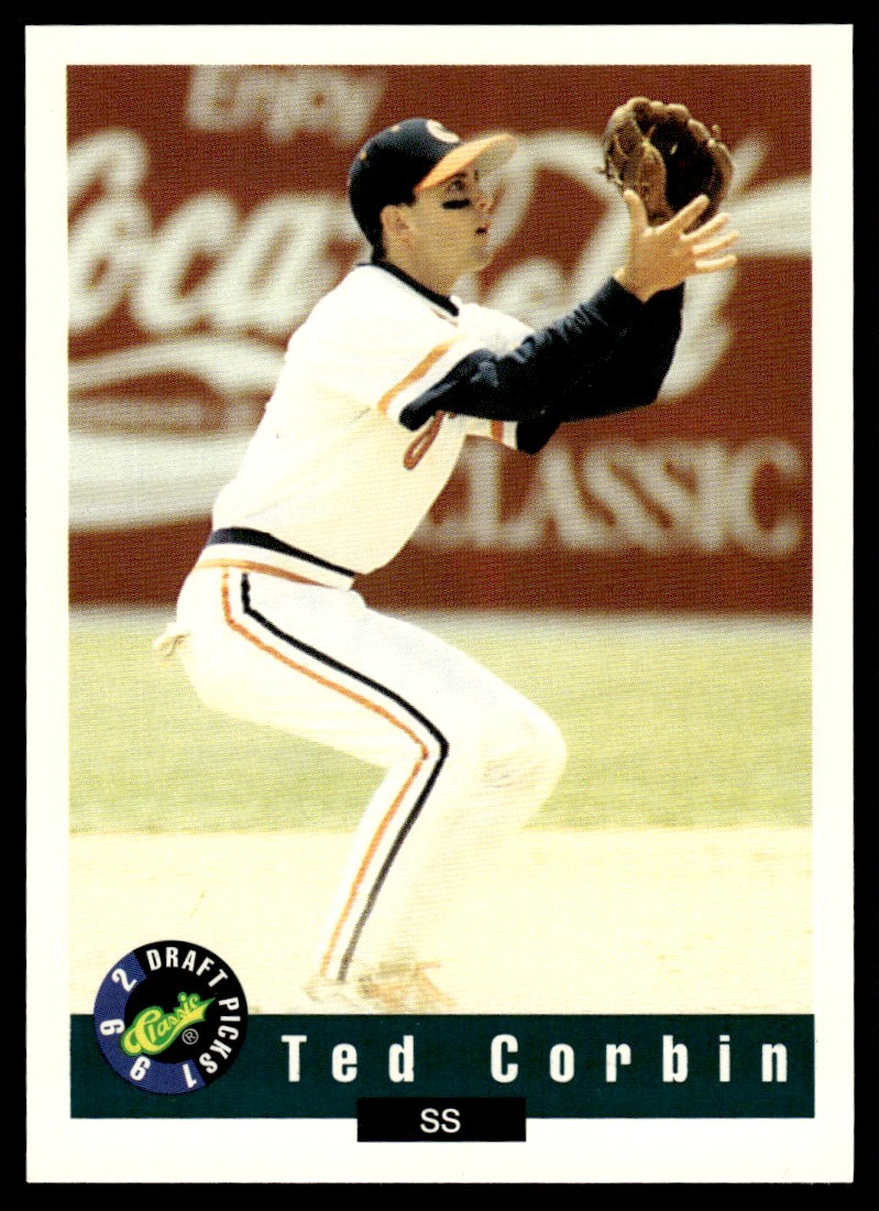 1992 Classic Draft Picks Ted Corbin Minnesota Twins #97