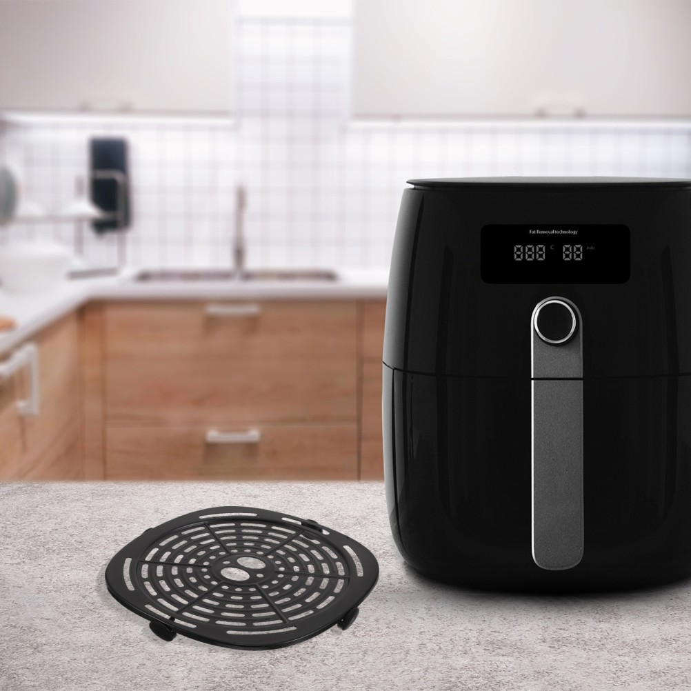  Air Fryer Grill Plate Replacement Non-Stick Crisper Baking Tray - 18.5x18.5cm