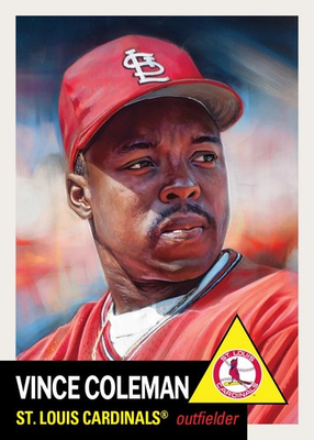 #ad #ad Topps MLB® Living Set® Card #913 ⚾️ Vince Coleman ⚾️ St. Louis Cardinals $6.99