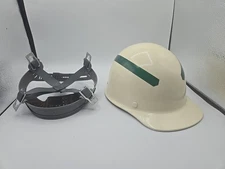 Rare Vintage msa Skullguard Fiberglass 1969 Class A Safety Hard Hat, Never Worn