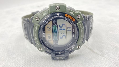 CASIO ALTIMETER TWINTWIN SENSOR DIGITAL QUARTZ SGW-300H MEN'S FULL WORKING  - Picture 9 of 19