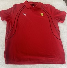Puma Red Ferrari Polo T-shirt L 