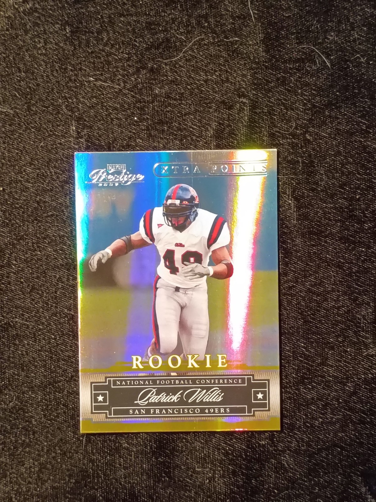 2007 Playoff Prestige - Rookie Patrick Willis #189 Xtra Points Gold (RC)