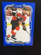 25-26 UD O-Pee-Chee Hockey Blue Parallel 474 Nicolas Deslauriers