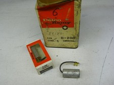 Delco Remy D-200 1869704 Ignition Condenser 1925-1955 Gm Mopar Ford 6-pack Delco Remy D-200 1869704 Ignition Condenser 1925-1955 Gm Mopar Ford 6-pack