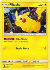 1x Pikachu - SM157 - Promo - SM Black Star Promo Lightly Played Pokemon SM Black on eBay