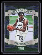 2023-24 Panini Donruss Optic - Winner Stays Jrue Holiday #9 Holo Prizm Bucks
